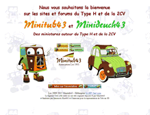 Tablet Screenshot of minitub43.com